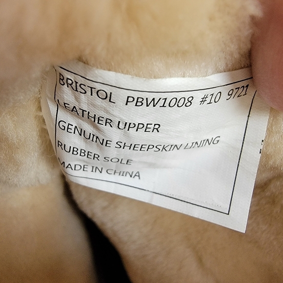 ABEO Pro Women's Bristol Sheepskin Lined Suede Boot in Tan Size 10 - Picture 11 of 16